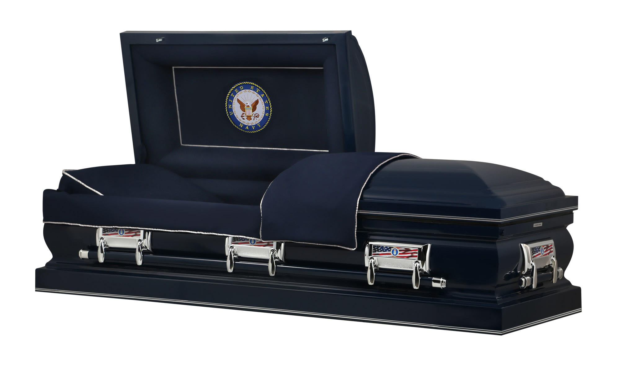 Triangle Atlantic Casket Company – Military Navy Blue